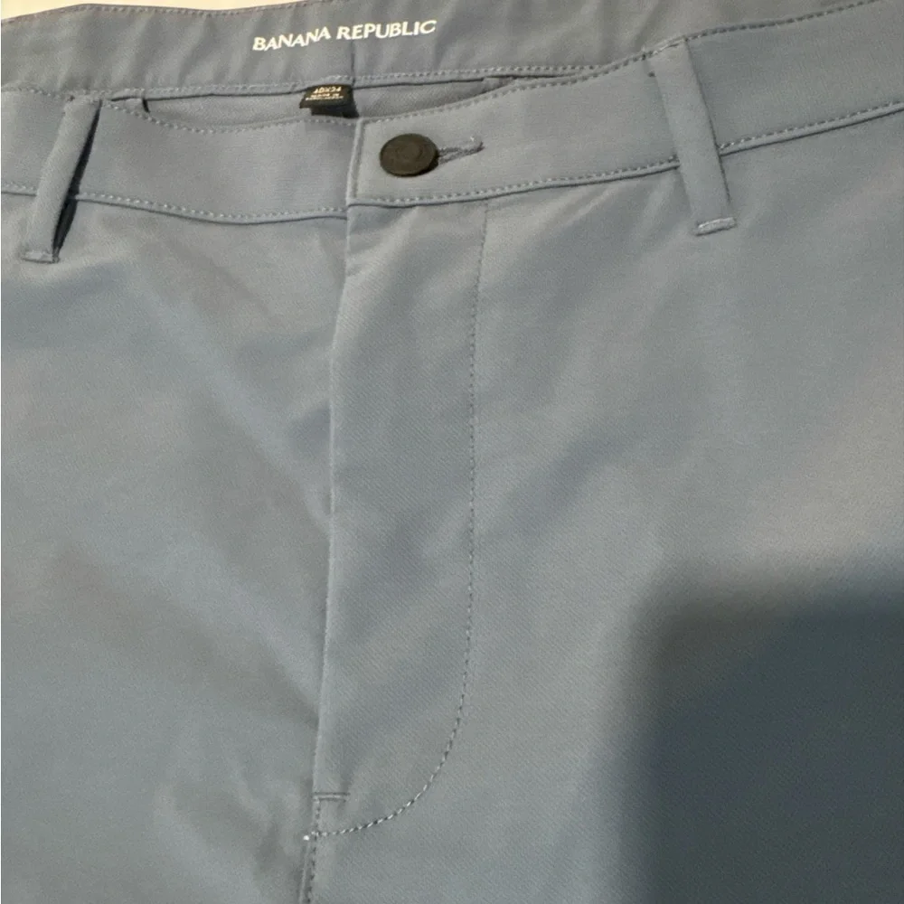 Banana Republic Blue Dress Pants Straight-Leg 40x34